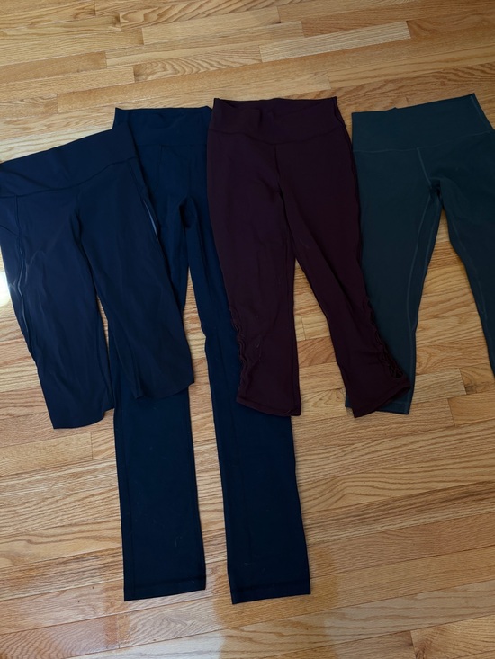 lululemon athletica Pants - Lululemon Active Leggings - Navy, Burgundy, Forest Green